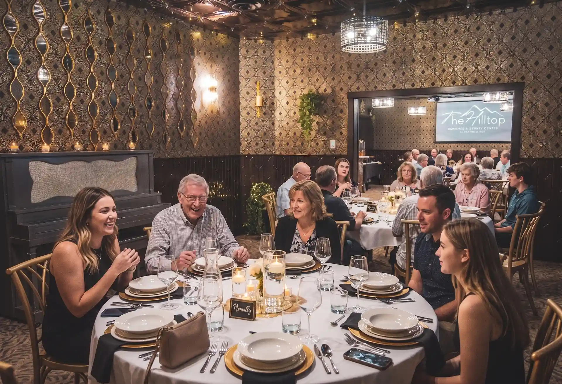 Family event at the hilltop event center